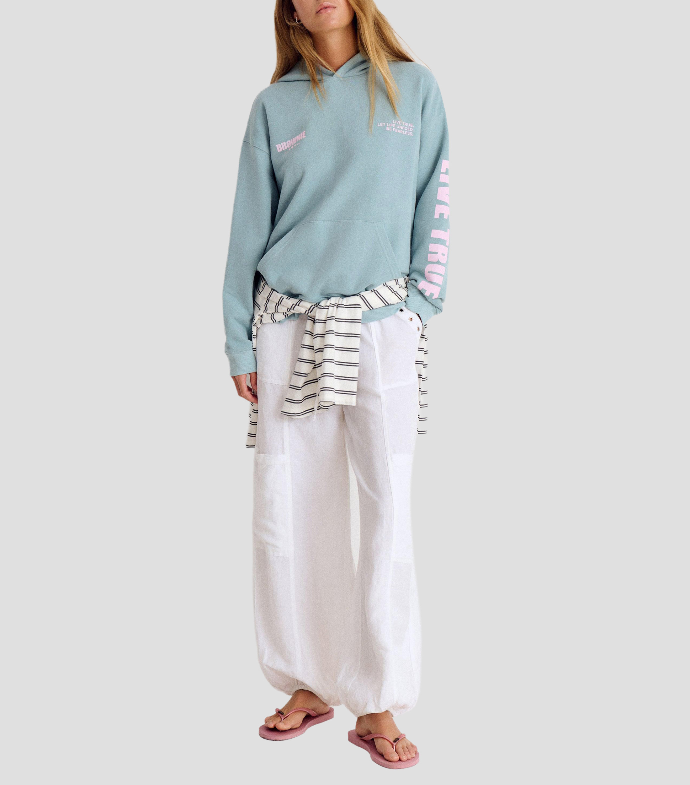 Sudadera canguro con capucha Mujer